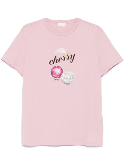 Cherry-Print T-Shirt
