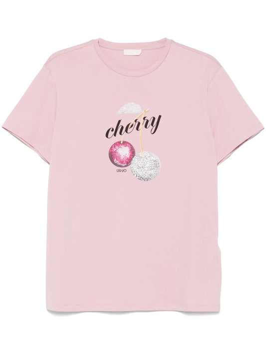 Cherry-Print T-Shirt