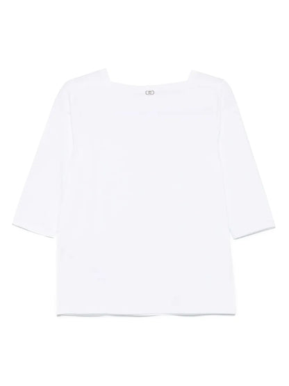 Rhinestone-Embellished T-Shirt