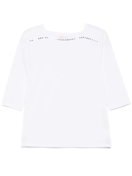 Rhinestone-Embellished T-Shirt