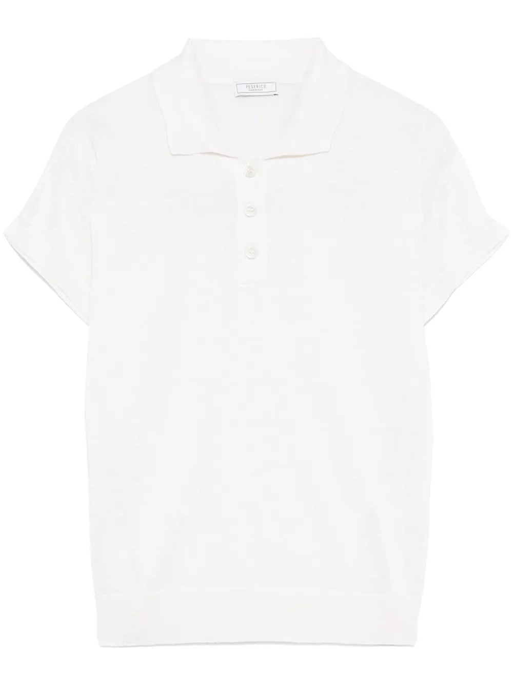 Fine-Knit Polo Shirt