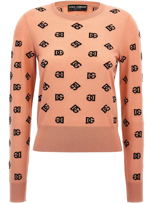 Wool-Silk Logo Jumper