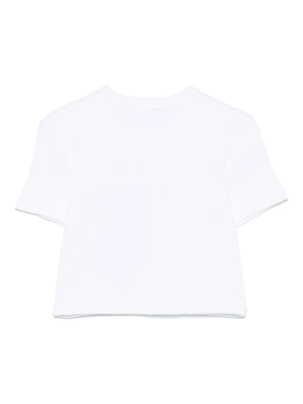 Logo-Embroidered Cropped T-Shirt