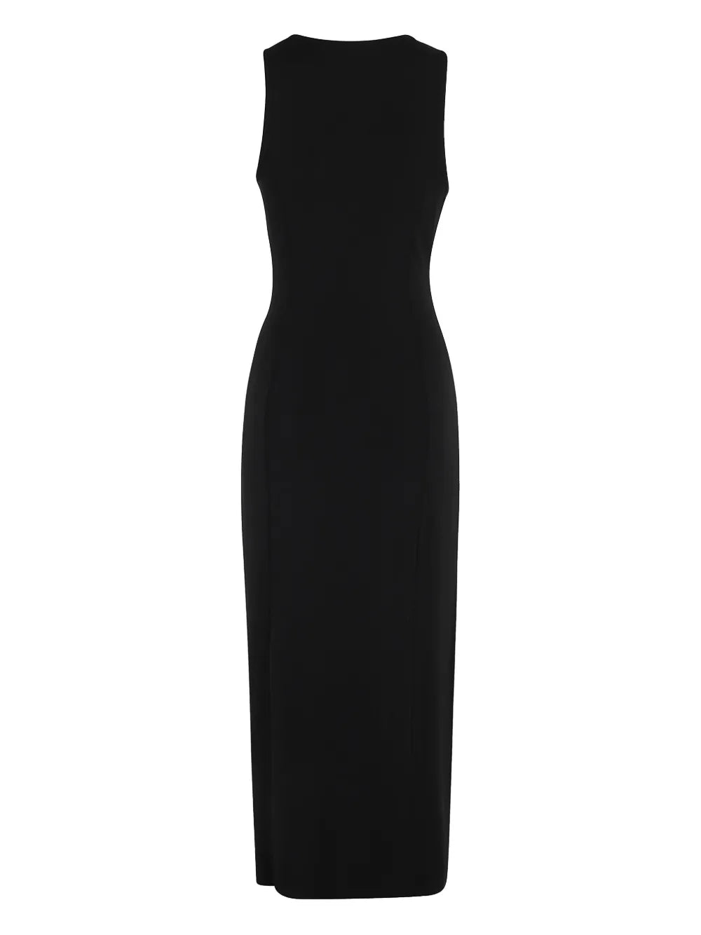 Stud-Detail Midi Dress