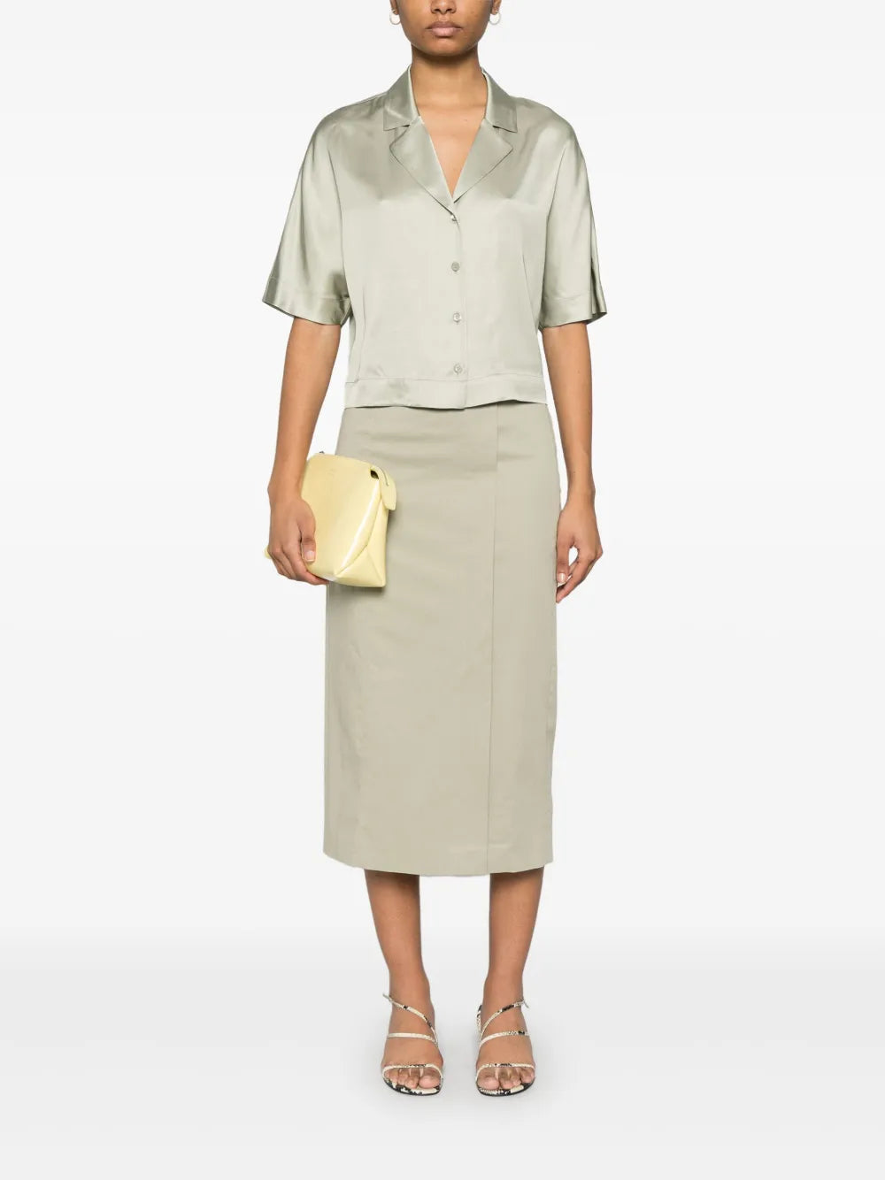 Straight Midi Skirt