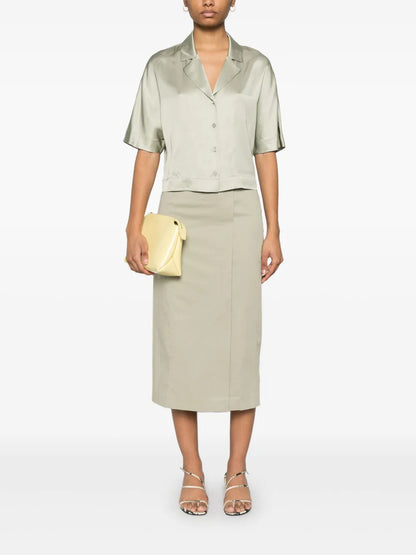 Straight Midi Skirt