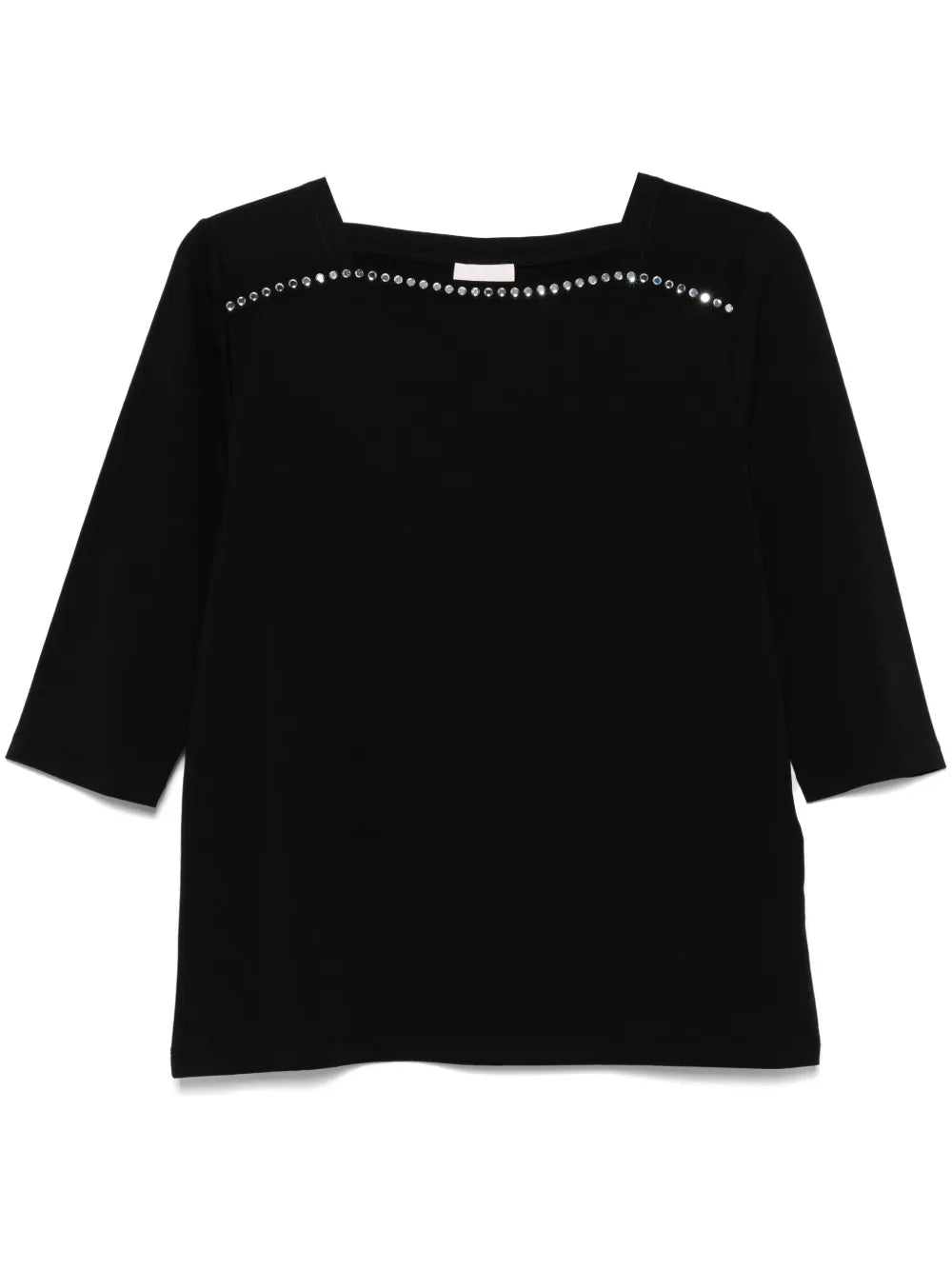 Rhinestone-Embellished T-Shirt