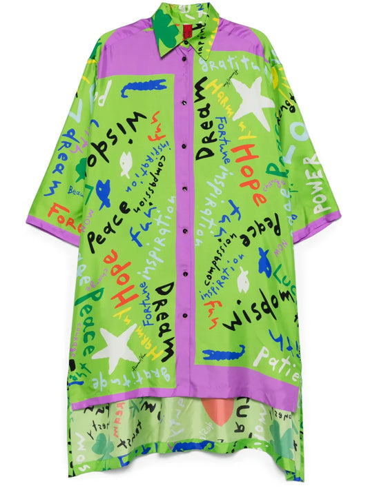Printed Midi Dress