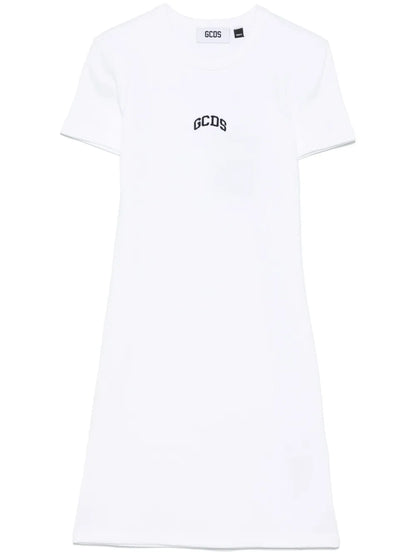 Logo-Embroidered Mini Dress