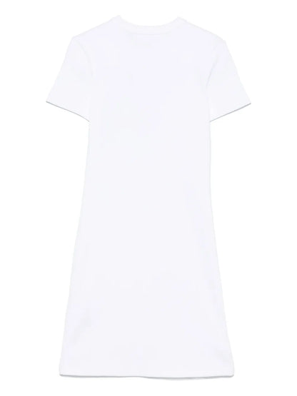 Logo-Embroidered Mini Dress
