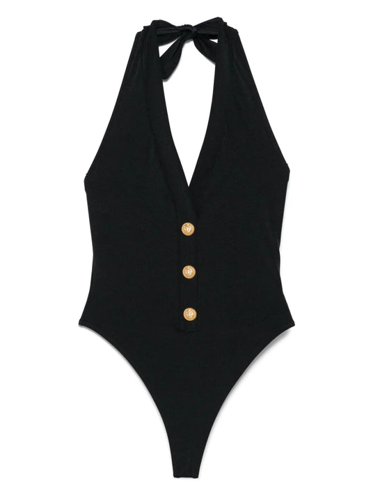 Button-Detailing Swimsuit