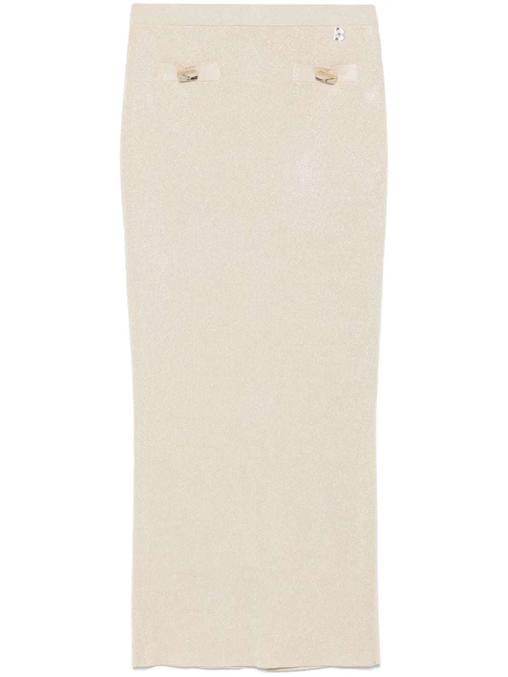 Lamé Midi Skirt