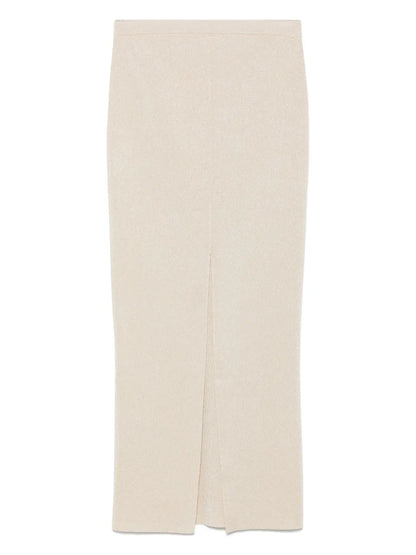 Lamé Midi Skirt