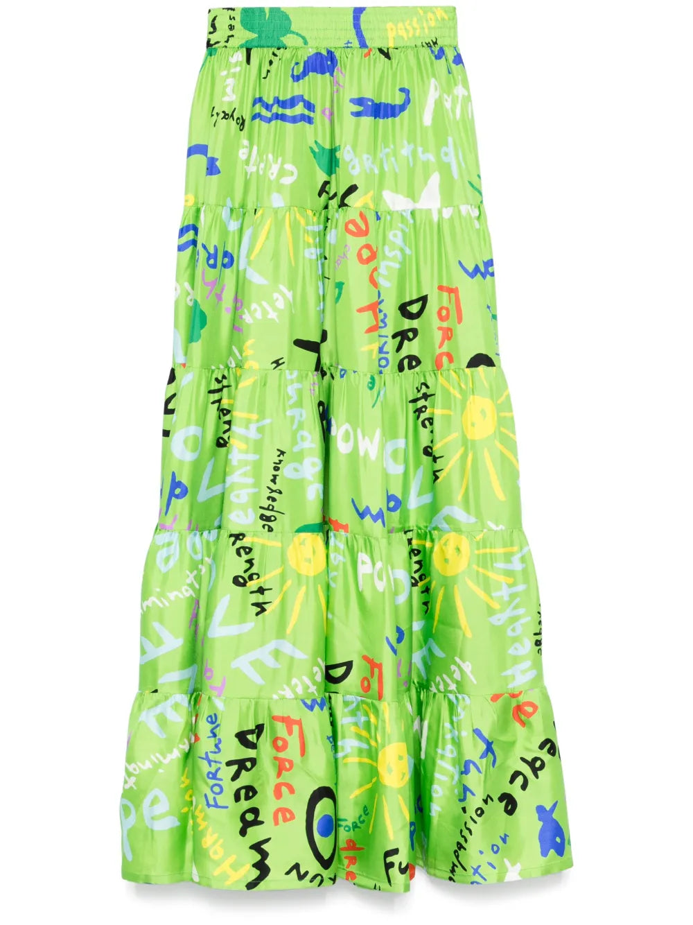 Printed Maxi Skirt