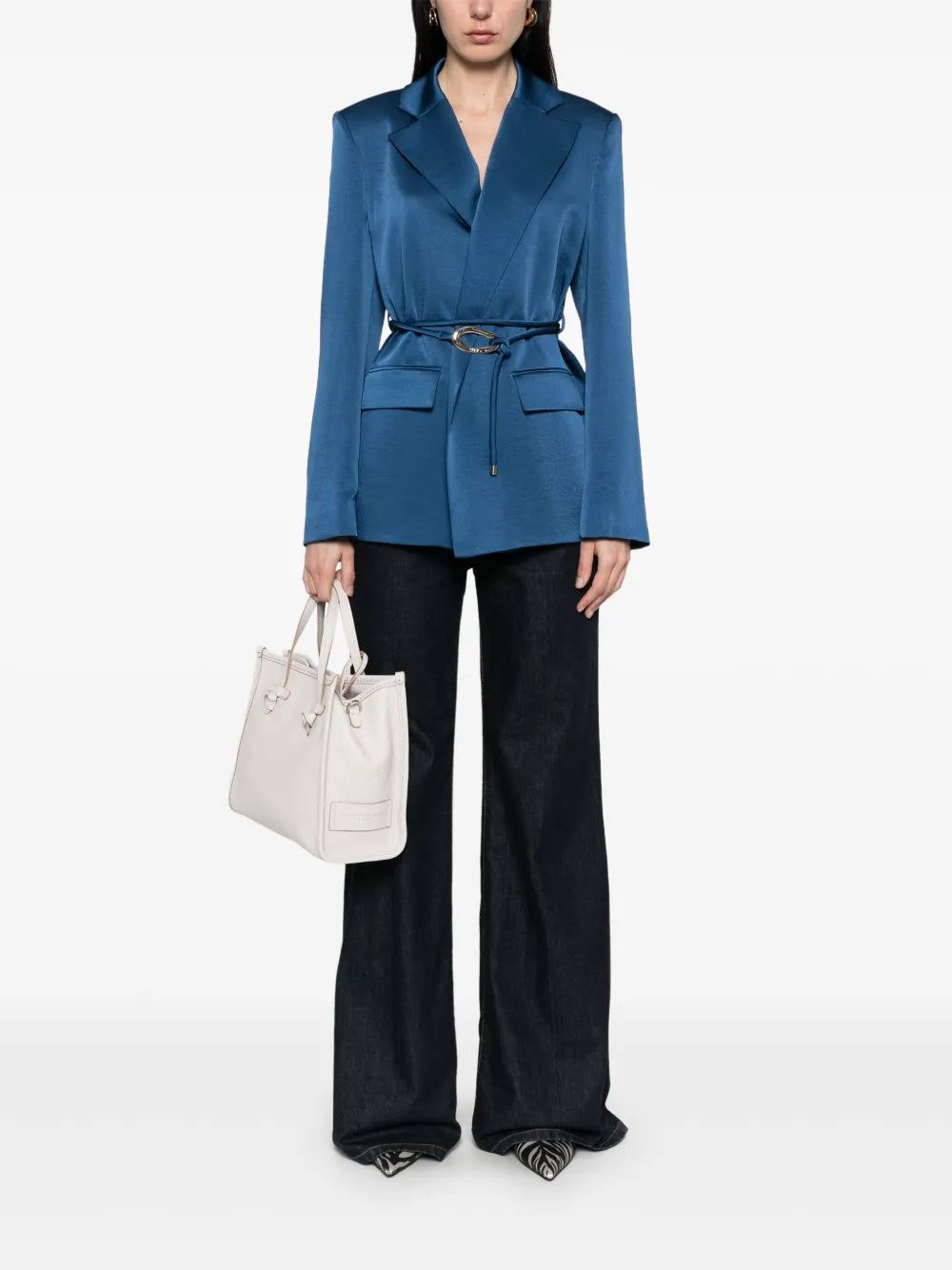 Peak-Lapels Blazer
