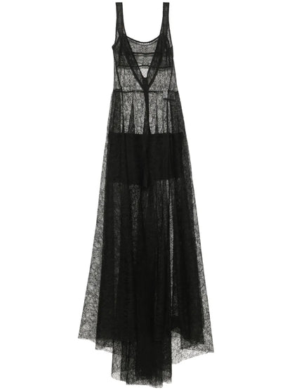 Embroidered Lace Gown