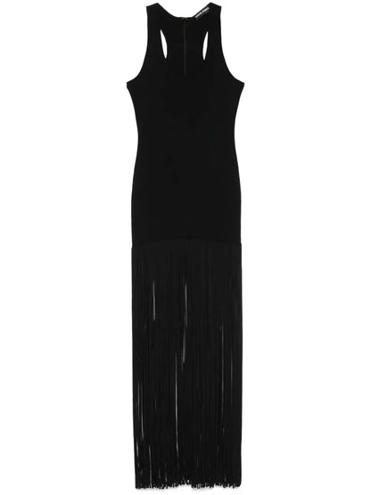 Fringed Midi Dress