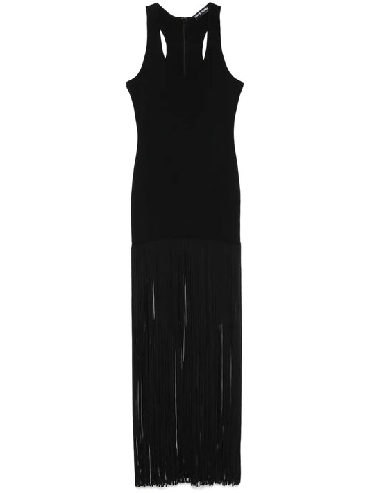 Fringed Midi Dress