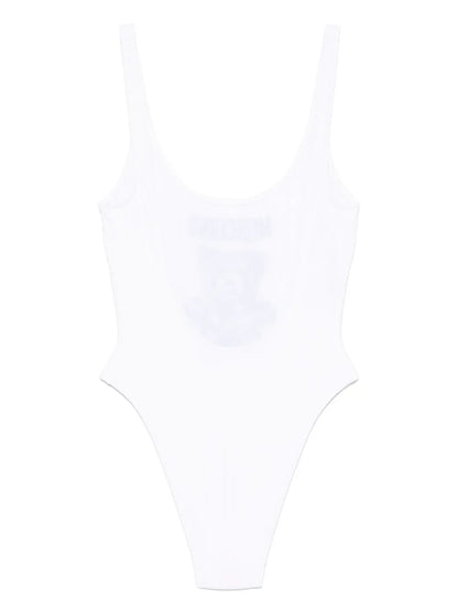 Teddy Bear-Print Swimsuit