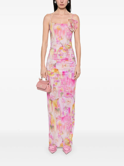 Floral-Print Maxi Dress