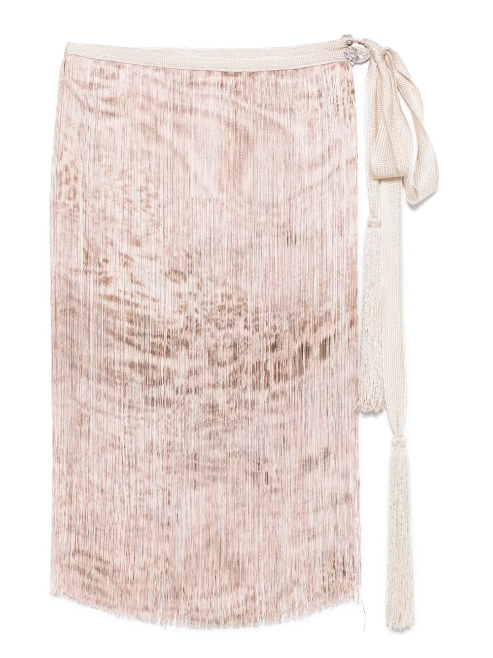 Fringed Mini Skirt