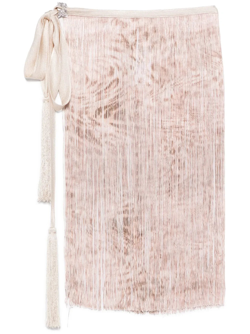 Fringed Mini Skirt