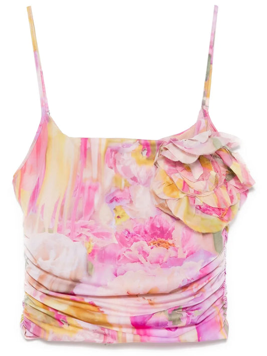 Floral-Print Top