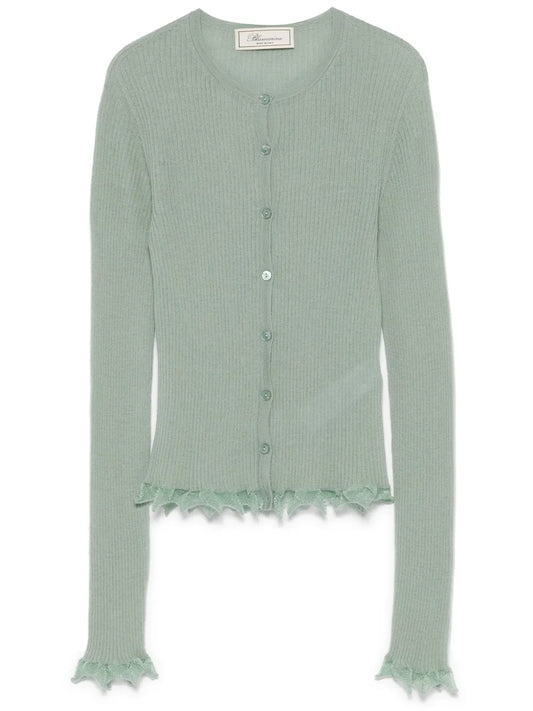 Lettuce-Hem Cardigan