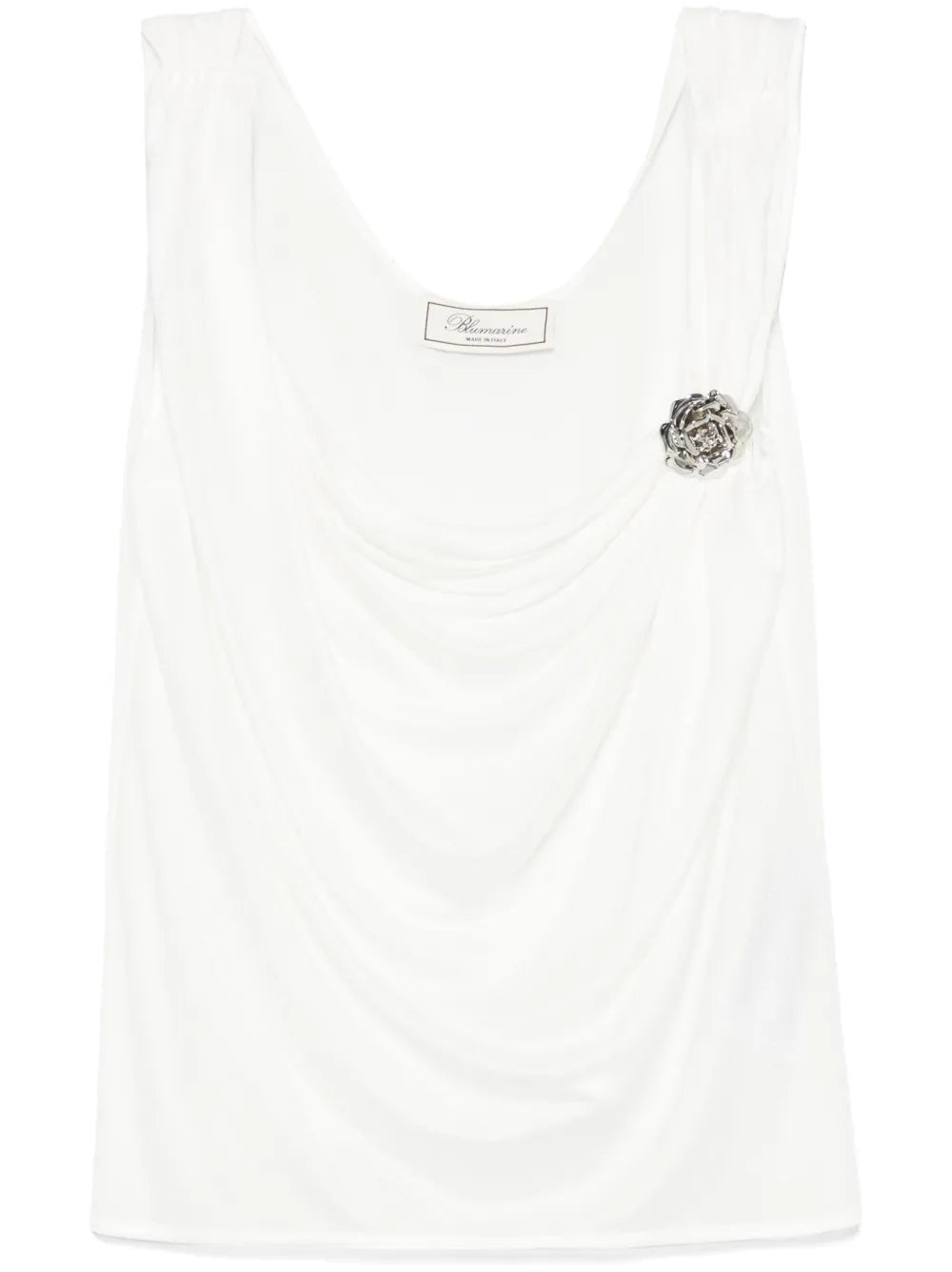 Floral-Brooch Top