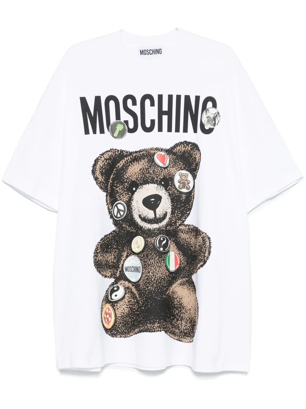 Teddy Bear-Print T-Shirt Dress