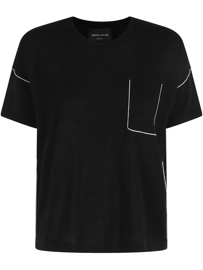 Contrasting Trim T-Shirt