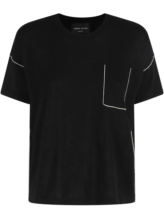 Contrasting Trim T-Shirt
