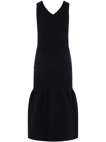 Ribbed-Knit Dress