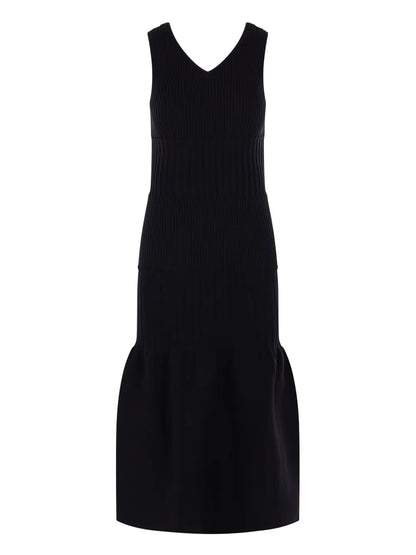 Ribbed-Knit Dress
