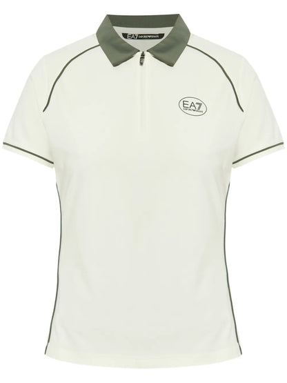Logo-Print Polo Top