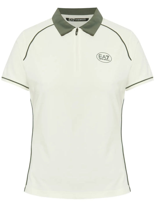 Logo-Print Polo Top