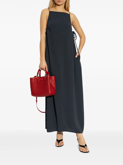 Strap-Detail Maxi Dress