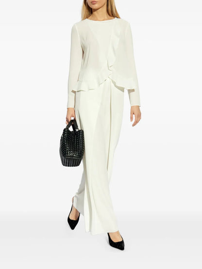 Ruffle-Detailing Blouse