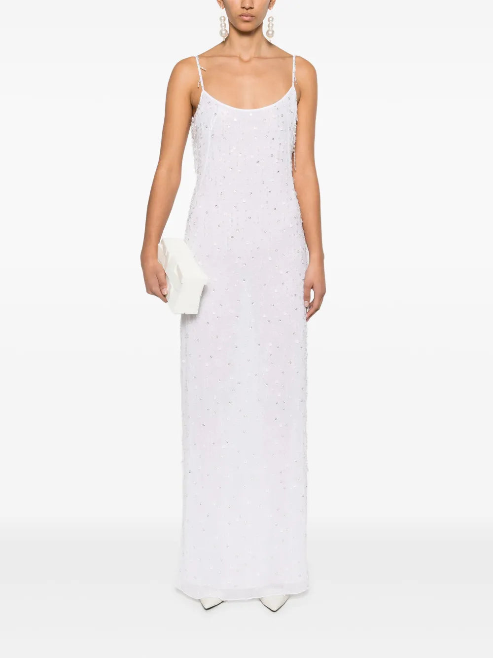 Bead-Tassel Maxi Dress