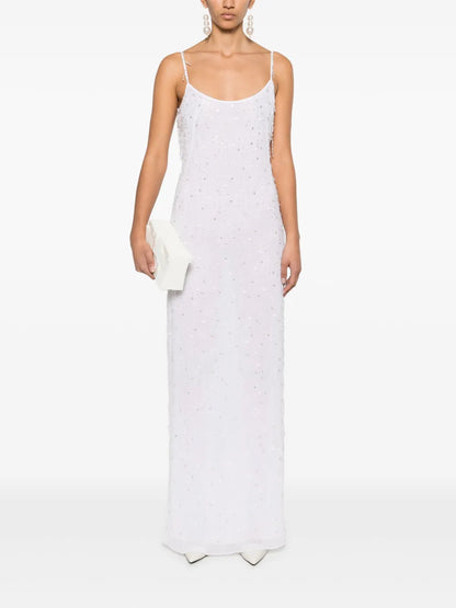 Bead-Tassel Maxi Dress