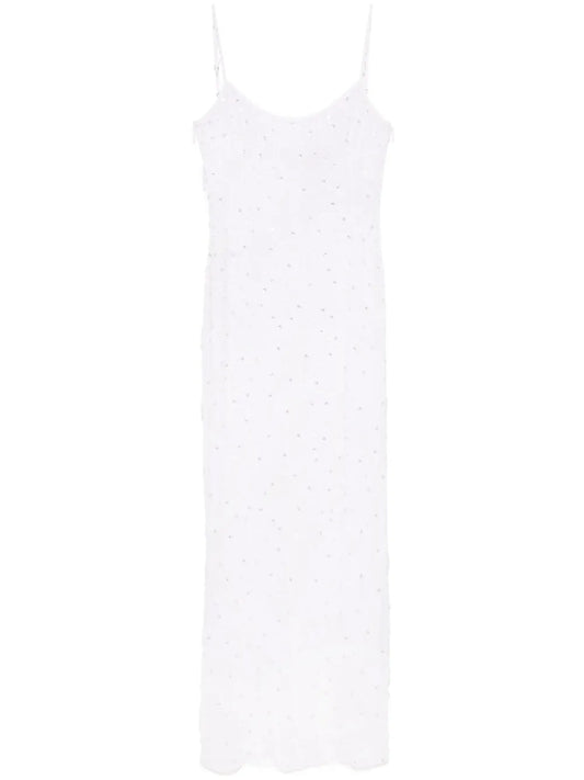 Bead-Tassel Maxi Dress