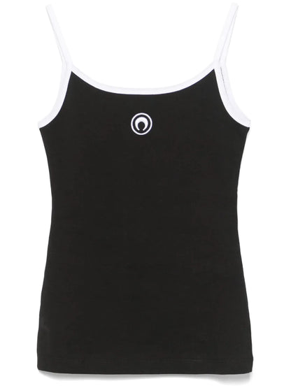 Moon Logo Ribbed Tank Top