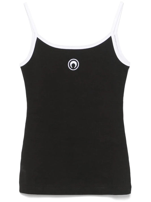 Moon Logo Ribbed Tank Top