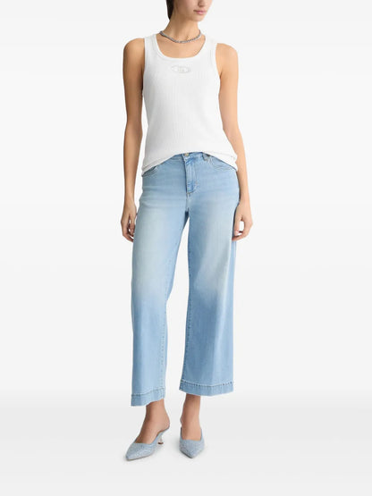 Cropped Flared Jeans