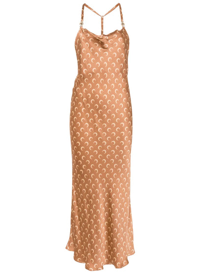 Moon Satin Maxi Dress