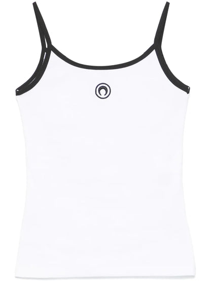 Moon Logo Ribbed Tank Top