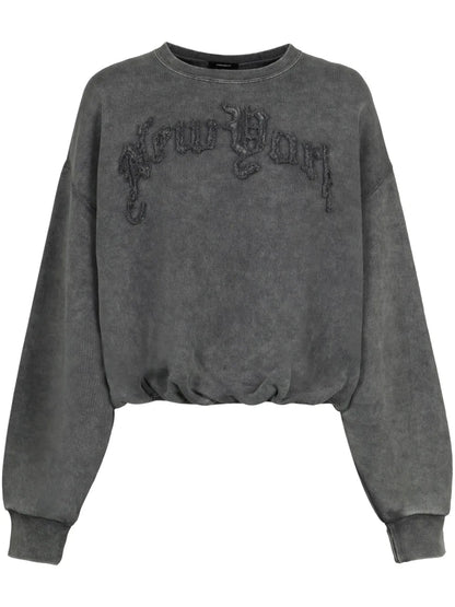 Embroidered Logo Sweater