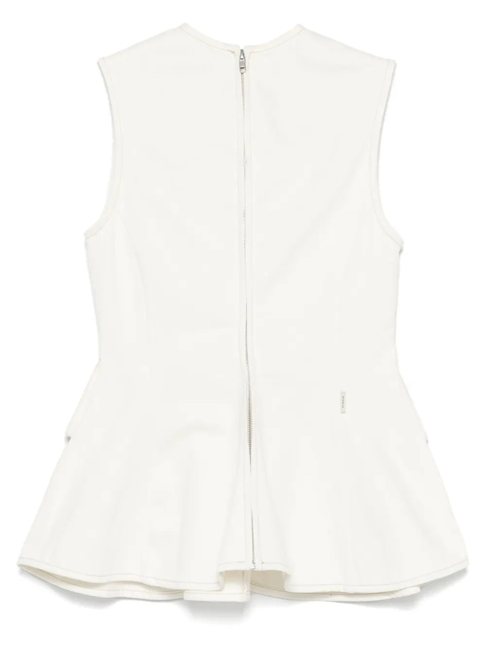Peplum Denim Top