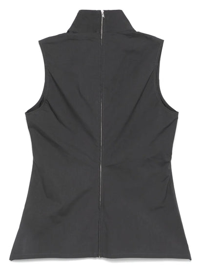 High-Neck Fitted Top