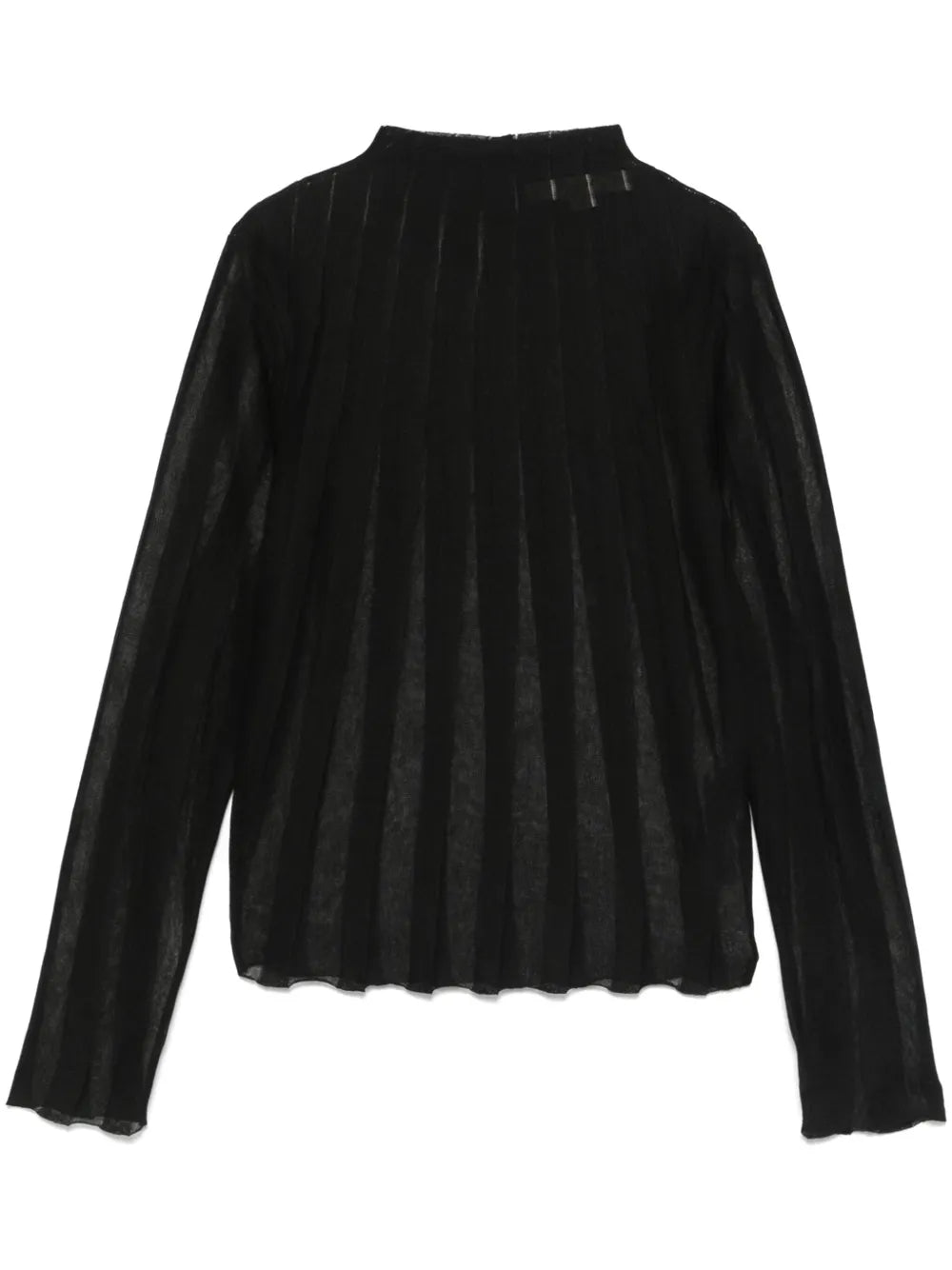 Fine-Knit Long-Sleeve T-Shirt